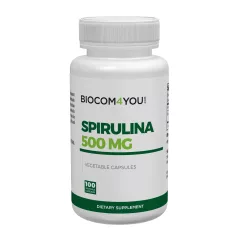 Biocom spirulina kapszula 100db - bio és vegán étrendkiegészítők