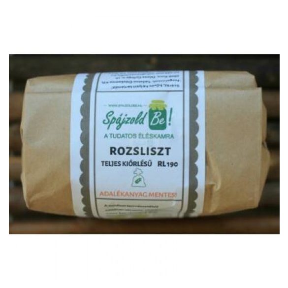 Spájzold be! teljes kiőrlésű rozsliszt RL 190 - 1000 g