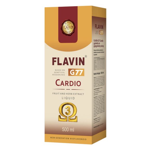 Flavin G77 Omega Cardio szirup 500ml