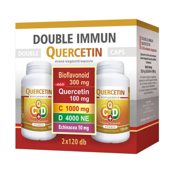 Vita Crystal Double Immun Quercetin C+D vitamin Echinacea 2x120 kapszula