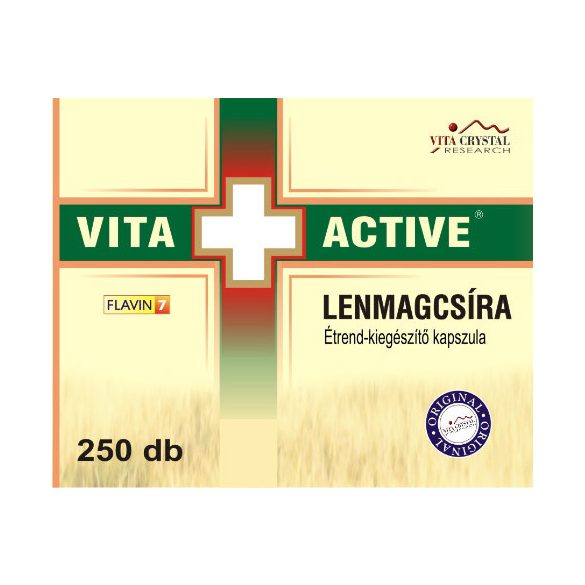Vita Crystal Vita+Active Lenmagcsíra kapszula 250db