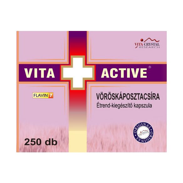 Vita Crystal Vita+Active Vöröskáposztacsíra kapszula 250db