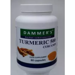 Dammers turmeric kurkuma kapszula 80db - bio és vegán étrendkiegészítők