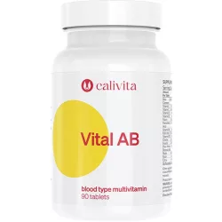 Calivita vital ab tabletta multivitamin ab-vércsoportúaknak 90db - bio és vegán étrendkiegészítők