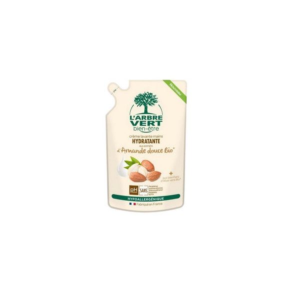 Larbre Vert folyékony szappan utántöltő édes mandula 300 ml