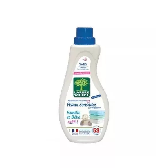 Larbre Vert textilöblítő érzékeny bőrre családbarát 800 ml - bio és natúr tisztítószerek