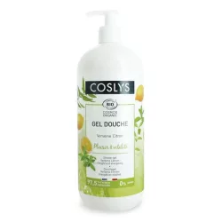 Coslys bio tusfürdő citrom-verbena 1000 ml - bio és natúr kozmetikumok