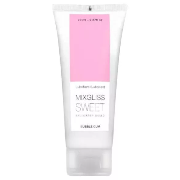 Mixgliss sweet bubble gum - vízbázisú síkosító - rágó (70ml)