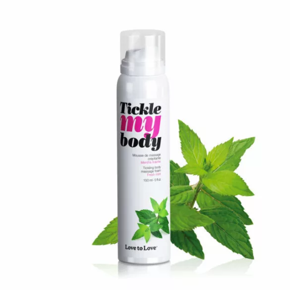 Tickle my body - masszázs hab - menta (150ml)