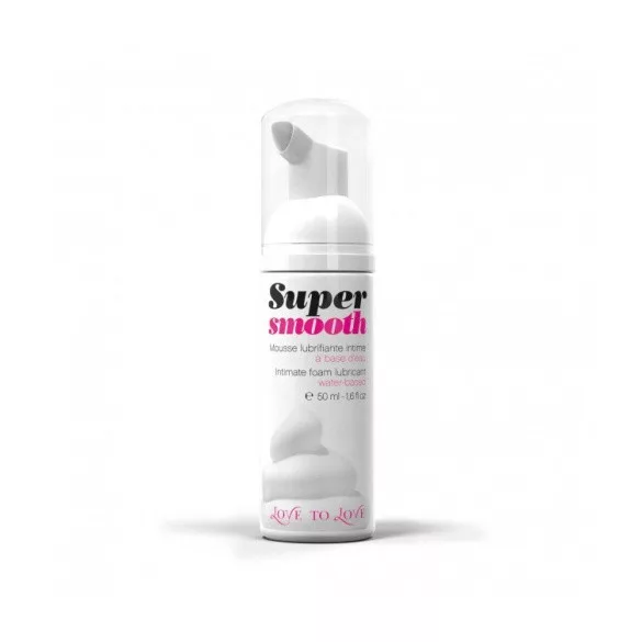 Love to love super smooth - vízbázisú síkosító hab (50ml)
