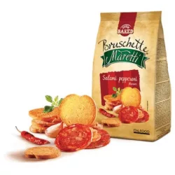 Maretti bruschette szalámi,pepperoni ízesítésű 70 g - bio és refomélelmiszer