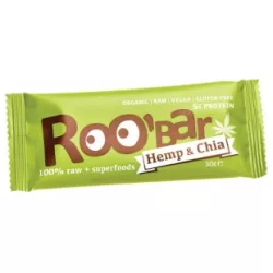 Roobar raw bio gyümölcsszelet kender protein 30g - bio és refomélelmiszer