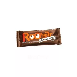 Roobar raw bio gyümölcsszelet kakaóbab-mandula 30g - bio és refomélelmiszer