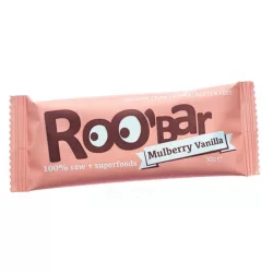 Roobar raw bio gyümölcsszelet faeper-vanília 30g - bio és refomélelmiszer
