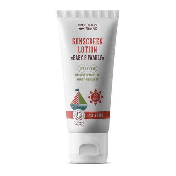 Wooden Spoon bio naptej és testápoló spf 50 50 ml