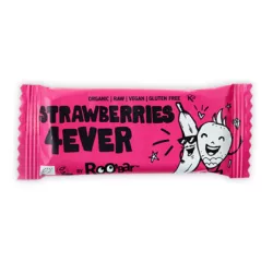 Roobar strawberry 4ever epres nyers szelet 30 g - bio és refomélelmiszer