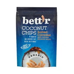 Bett'r bio kókusz chips sós-karamell 70g - bio és refomélelmiszer