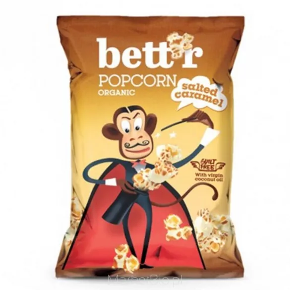 Bett'r popcorn sós karamellel bio 60g