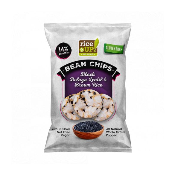 Rice Up proteines chips fekete beluga lencsével 60 g