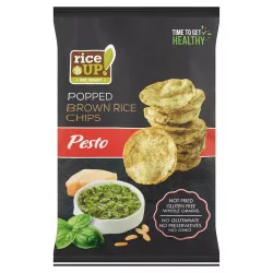 Gluténmentes rice up chips pestos ízű 60g - bio és refomélelmiszer