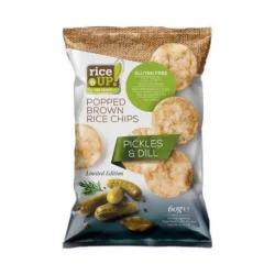 Gluténmentes rice up chips savanyú uborkás ízű 60g - bio és refomélelmiszer