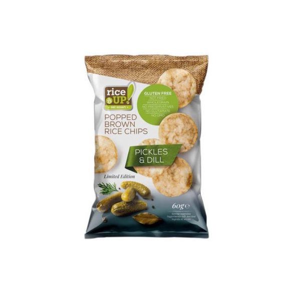 Rice Up chips uborkás ízű 60 g