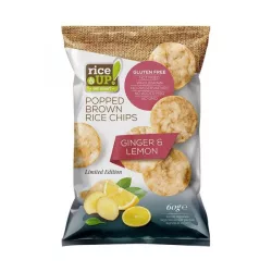 Gluténmentes rice up chips gyömbér-citrom ízű 60g - bio és refomélelmiszer