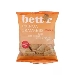 Bett'r bio quinoa kréker szezámmagos 100g - bio és refomélelmiszer