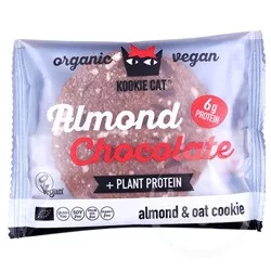 Kookie cat zabkeksz mandula-protein-csoki 50g - bio és refomélelmiszer
