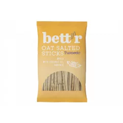 Bett'r sózott zab ropi kurkumás bio 50g - bio és refomélelmiszer
