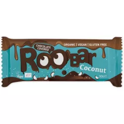 Roobar bio csokival bevont kókuszos szelet 30 g - bio és refomélelmiszer