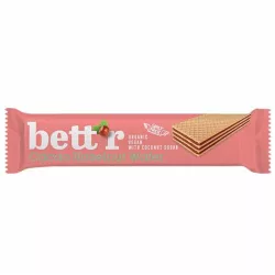 Bett'r bio kakaós-mogyorós töltött ostya 30g - bio és refomélelmiszer