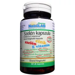 Nutrilab szelén cinkkel 30 db - bio és vegán étrendkiegészítők