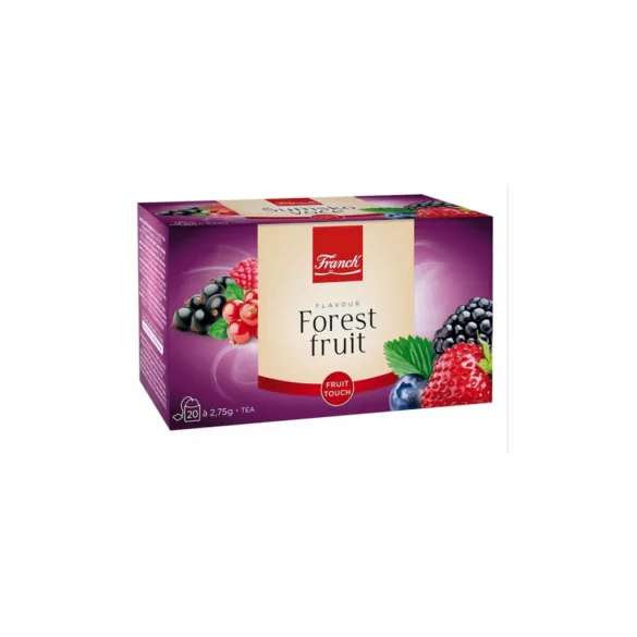 Franck gyümölcstea erdei gyümölcs ízű, koffeinmentes, filteres 20db