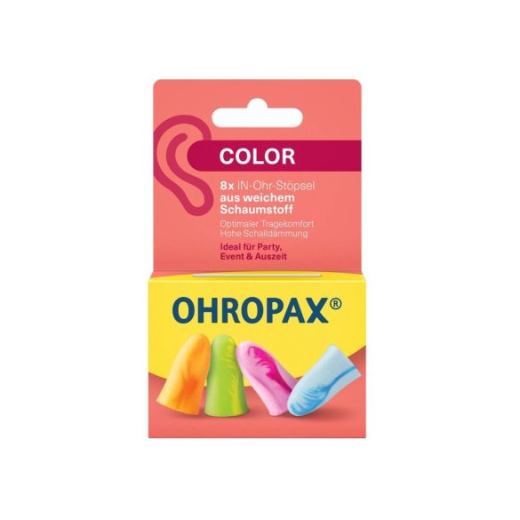 Ohropax color füldugó 8 db