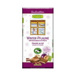 Rapunzel téli szilvás tejcsokoládé 80g - bio és refomélelmiszer