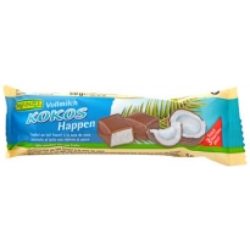 Bio rapunzel kókuszkockák tejcsokoládés bevonattal (3db) 50g - bio és refomélelmiszer