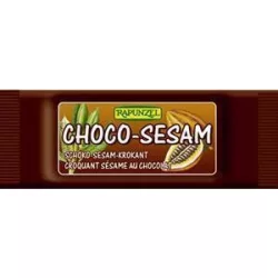 Bio rapunzel csokoládés szezámszelet 27g - bio és refomélelmiszer