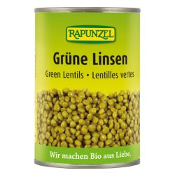 Rapunzel bio zöld lencse lében 400 g - bio és refomélelmiszer