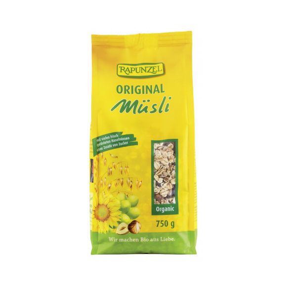 Rapunzel bio müzli cukormentes 750 g