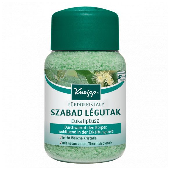 Kneipp fürdőkristály szabad légutak fürdőkristály eukaliptus 500 g