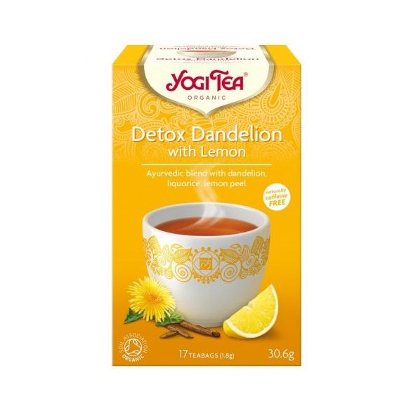 Yogi bio tea tisztító citrommal 17x1,8g 30,6 g