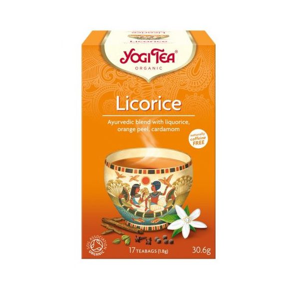 Yogi bio tea édesgyökér egyiptomi fűszeres 17x1,8g 31 g