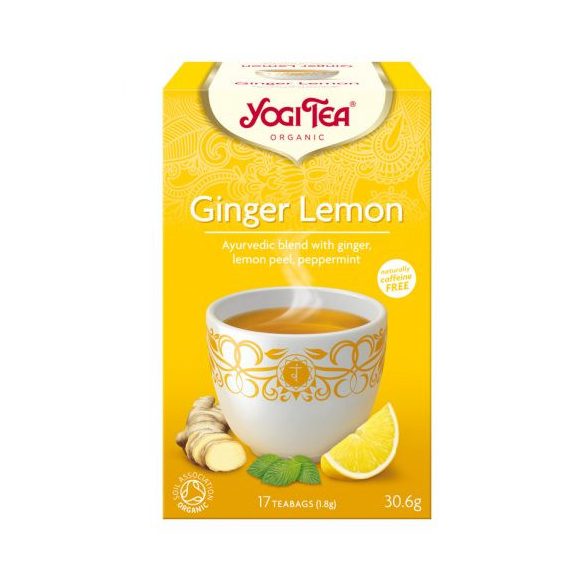 Yogi bio tea citromos gyömbér 17x1,8g 31 g