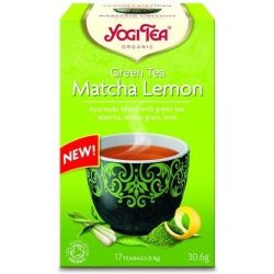 Bio yogi tea zöld tea matcha-citrom 17db - bio és refomélelmiszer