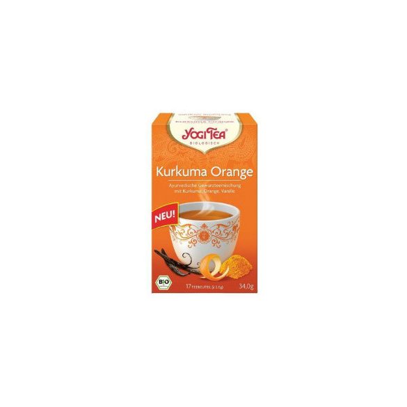 Yogi bio tea kurkuma narancs 17x2g 34 g