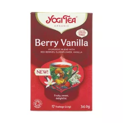   Bio yogi tea bogyós gyümölcsös vaníliával filteres 17db