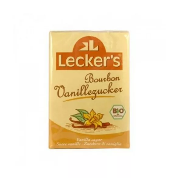 Lecker's bio bourbon vaníliás cukor 16g-nádcukros - bio és refomélelmiszer