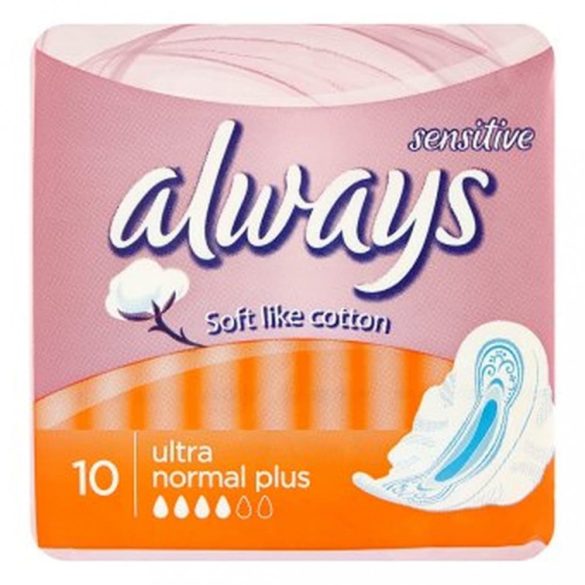 Always Ultra Sensitive Normal Plus 10  