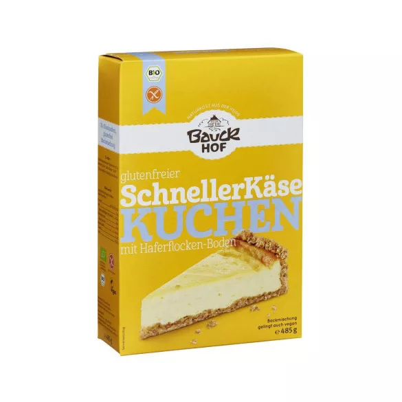 Bauckhof bio gyors sajttorta keverék - gm 485g - bio és refomélelmiszer